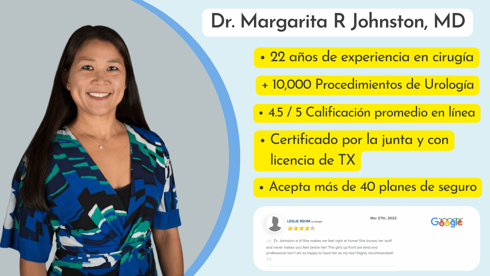 Dr. Margarita R Johnston ES